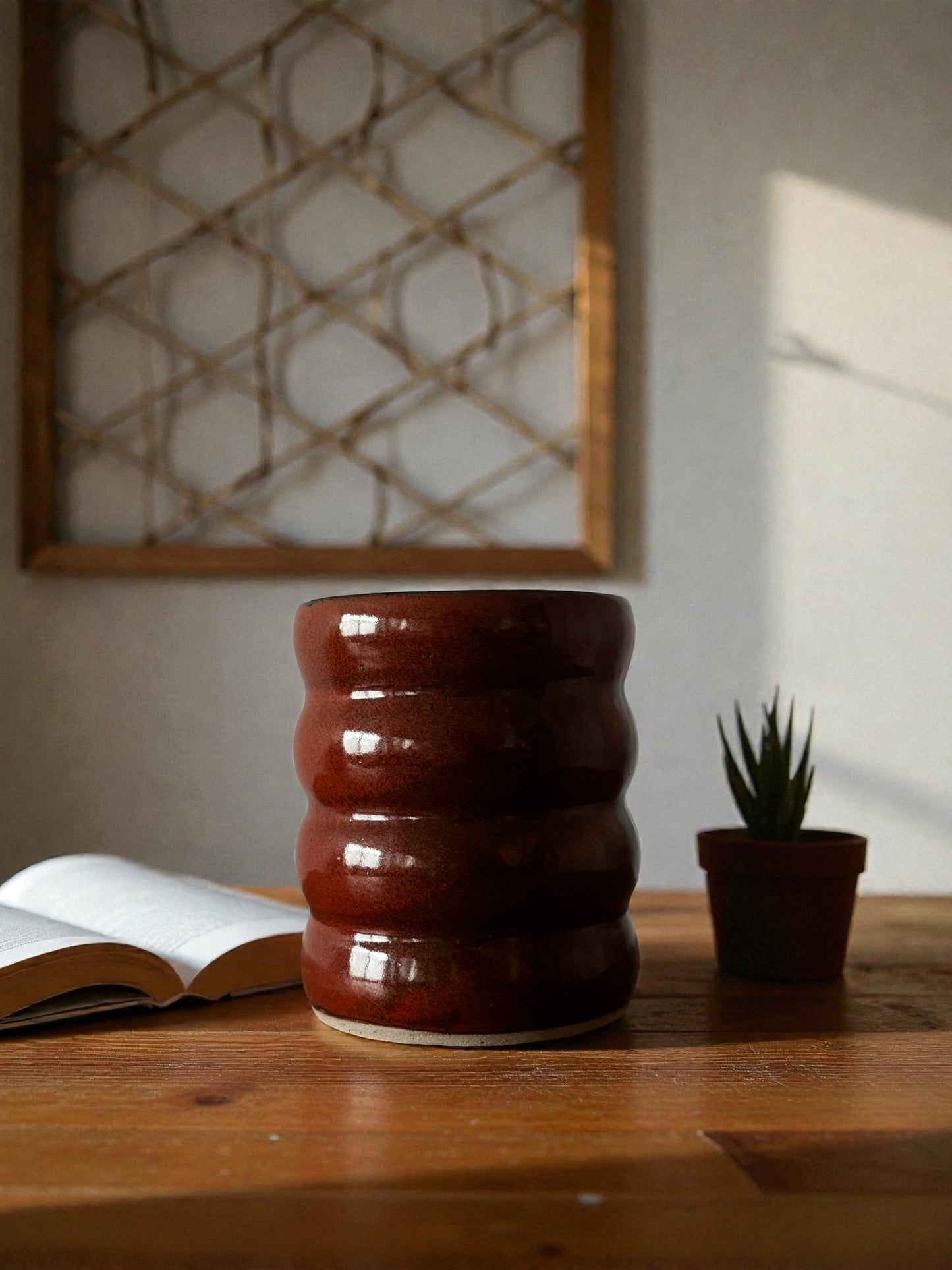 Bubbelvaas roestrood