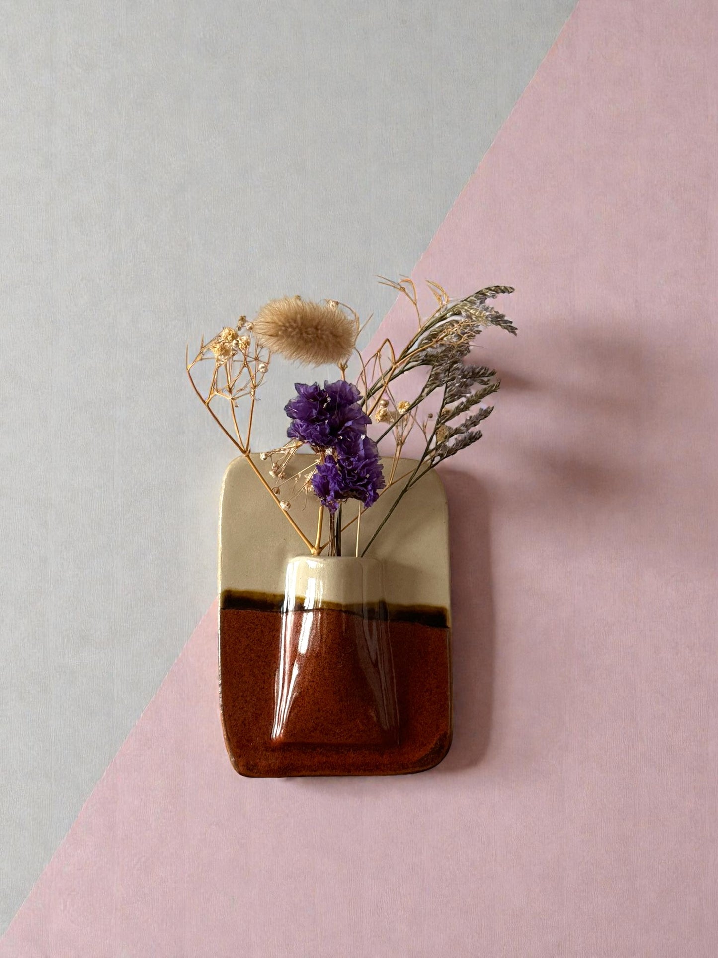 Muurhangertje droogbloemen