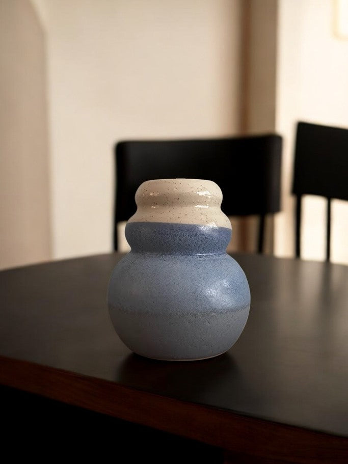 Bubbelvaas blauw