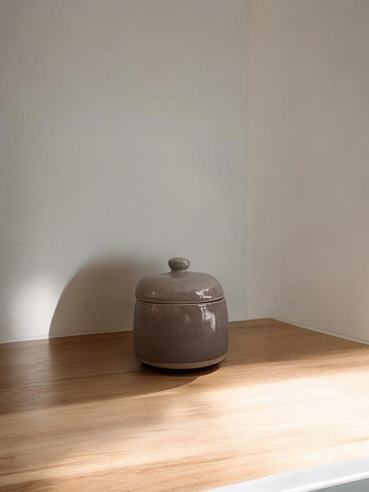 Snoeppotje grijsgroen