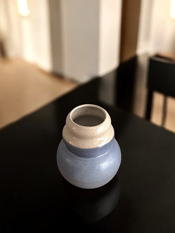 Bubbelvaas blauw