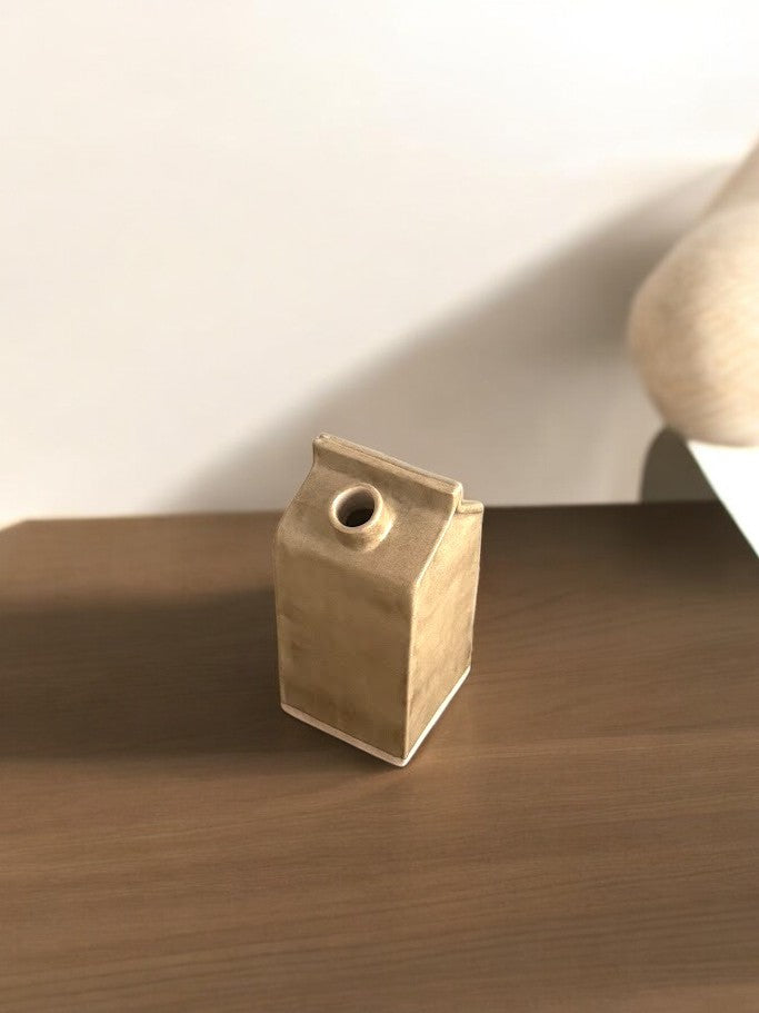 Melkbrik mat beige